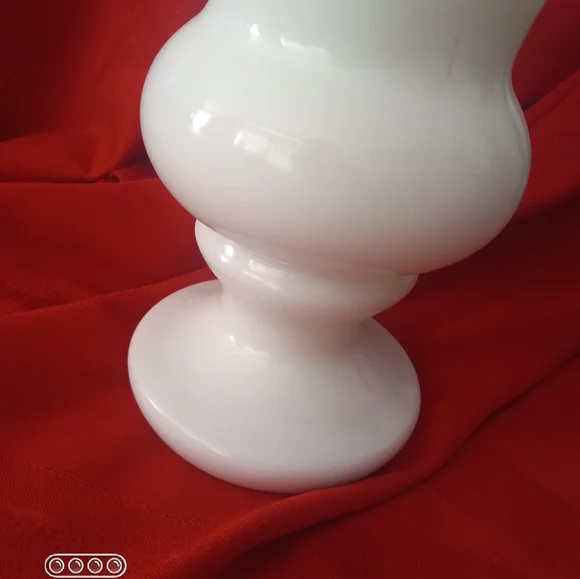 Vase white baby blue - Picture 3 of 3